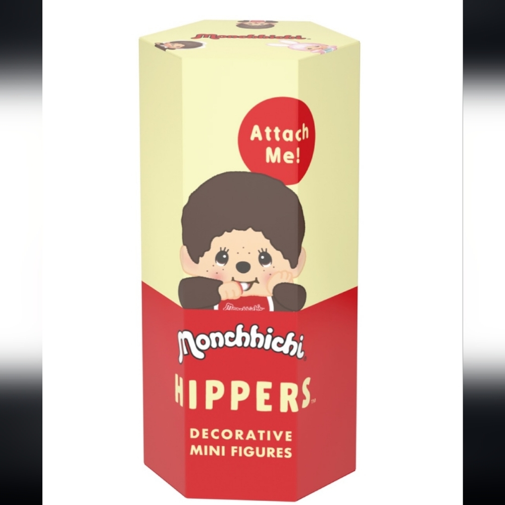 Hippers Decorative Mini Figures - Red and Cream